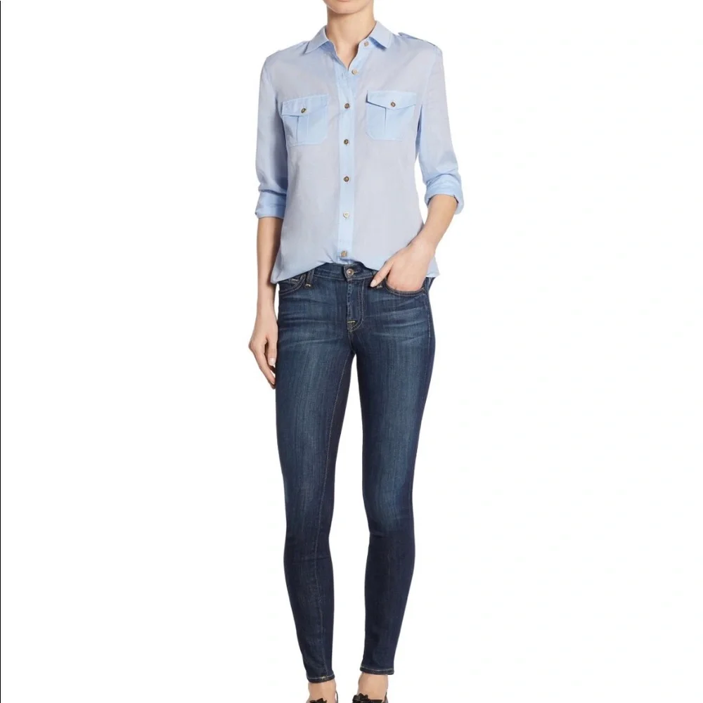 🎉HP🎉 🆕Tory Burch Brigitte cotton poplin blouse